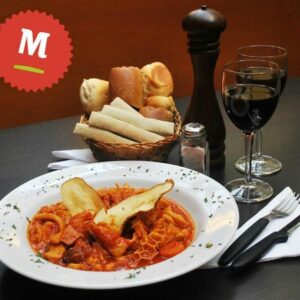 Almuerzo o cena para 2